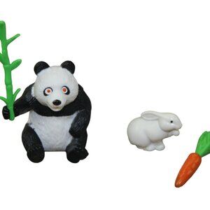 Barbie Kelly Petting Zoo Panda Bunny Carrot Replacements Vintage Toy Lot 1999